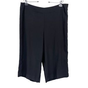 Ann Taylor Wide Leg Cropped Capri Pants Size 14